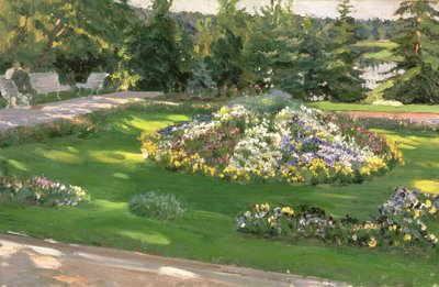 The Flower Bed by Sergei Arsenevich Vinogradov